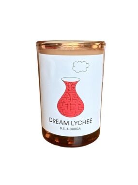 D.S. & Durga Dream Lychee Scented Candle in Amber Glass